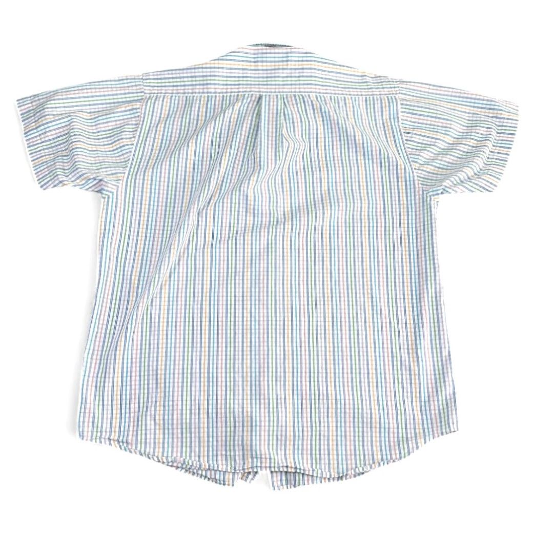 Alexander Julian VINTAGE Colours By Alexander Julian Shirt Adult MEDIUM White Purple Pastel Stripes Y2K Shirt Size US M / EU 48-50 / 2 - 3 Thumbnail