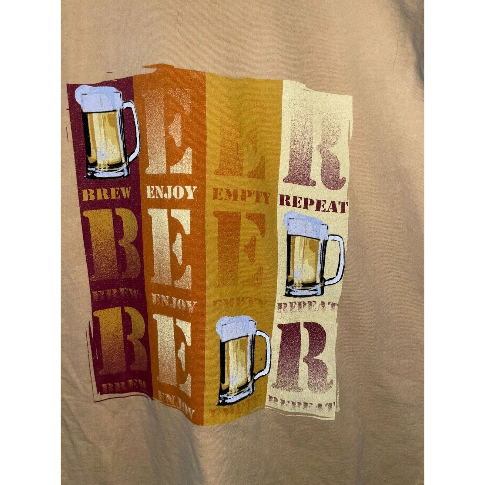 Other Crazy Shirts Beer Shirt Y2K Brew Beer Dyed Tee 2000s L Large Size US L / EU 52-54 / 3 - 9 Thumbnail