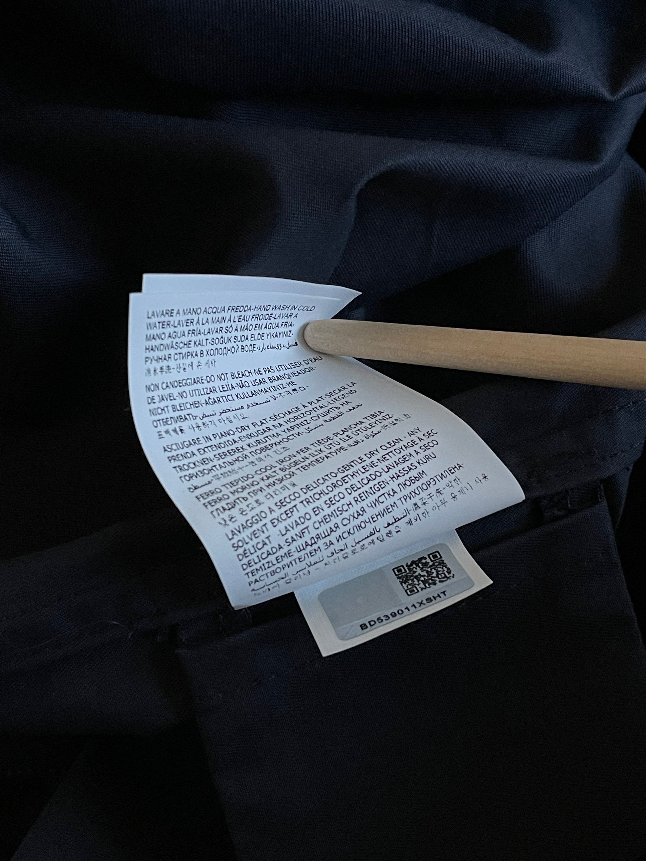 Moncler Moncler Womens Navy Blue Citron Cotton Trench Coat Jacket Size L / US 10 / IT 46 - 12 Thumbnail