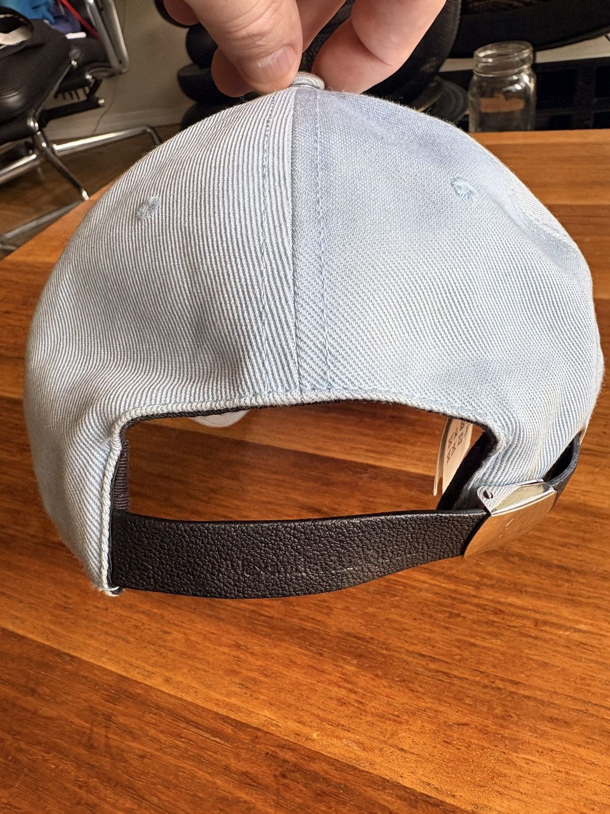 Alexander McQueen Alexander McQueen Light Blue Cap Size ONE SIZE - 3 Thumbnail