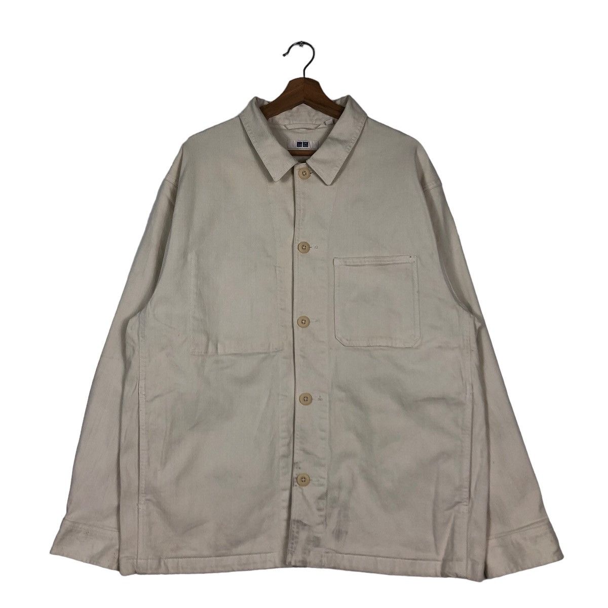 Japanese Brand 🔥Vintage Work Chore Jacket Uniqlo Japan Issey Miyake Size US XL / EU 56 / 4 - 1 Thumbnail