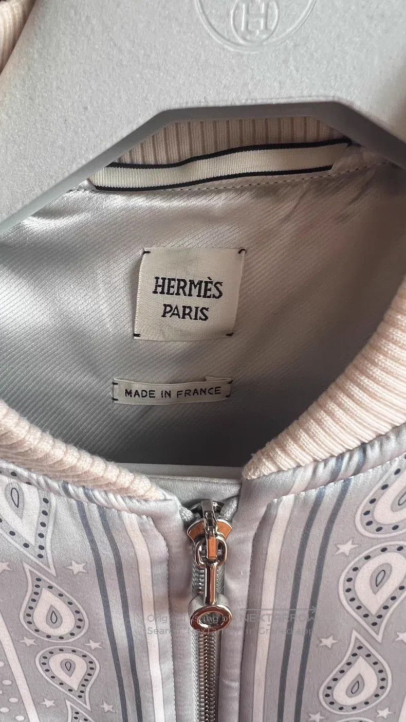 Hermes Hermes Silk Jacket with a Little Stain Size XS / US 0-2 / IT 36-38 - 3 Thumbnail