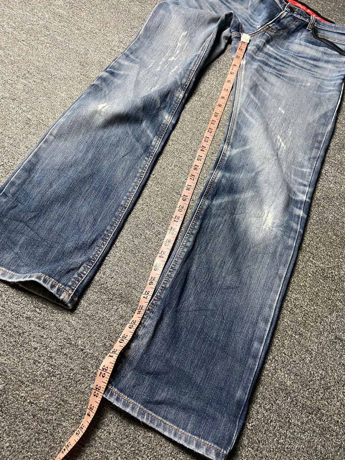 Edwin Edwin Edge Of Blue Distressed Denim Jeans (139) Size US 32 / EU 48 - 11 Thumbnail