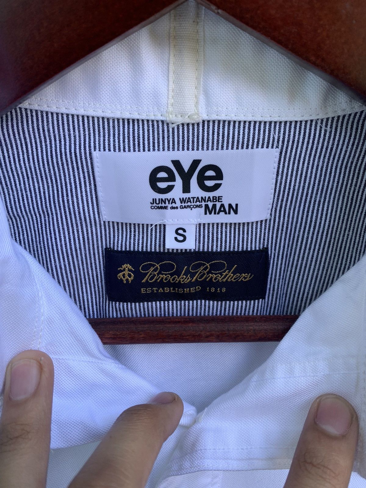 Junya Watanabe Blue Patched Button Up Shirt Size US S / EU 44-46 / 1 - 12 Thumbnail