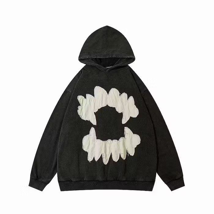 Japanese Brand Black Teeth Pullover Hoodie Size US L / EU 52-54 / 3 - 1 Thumbnail