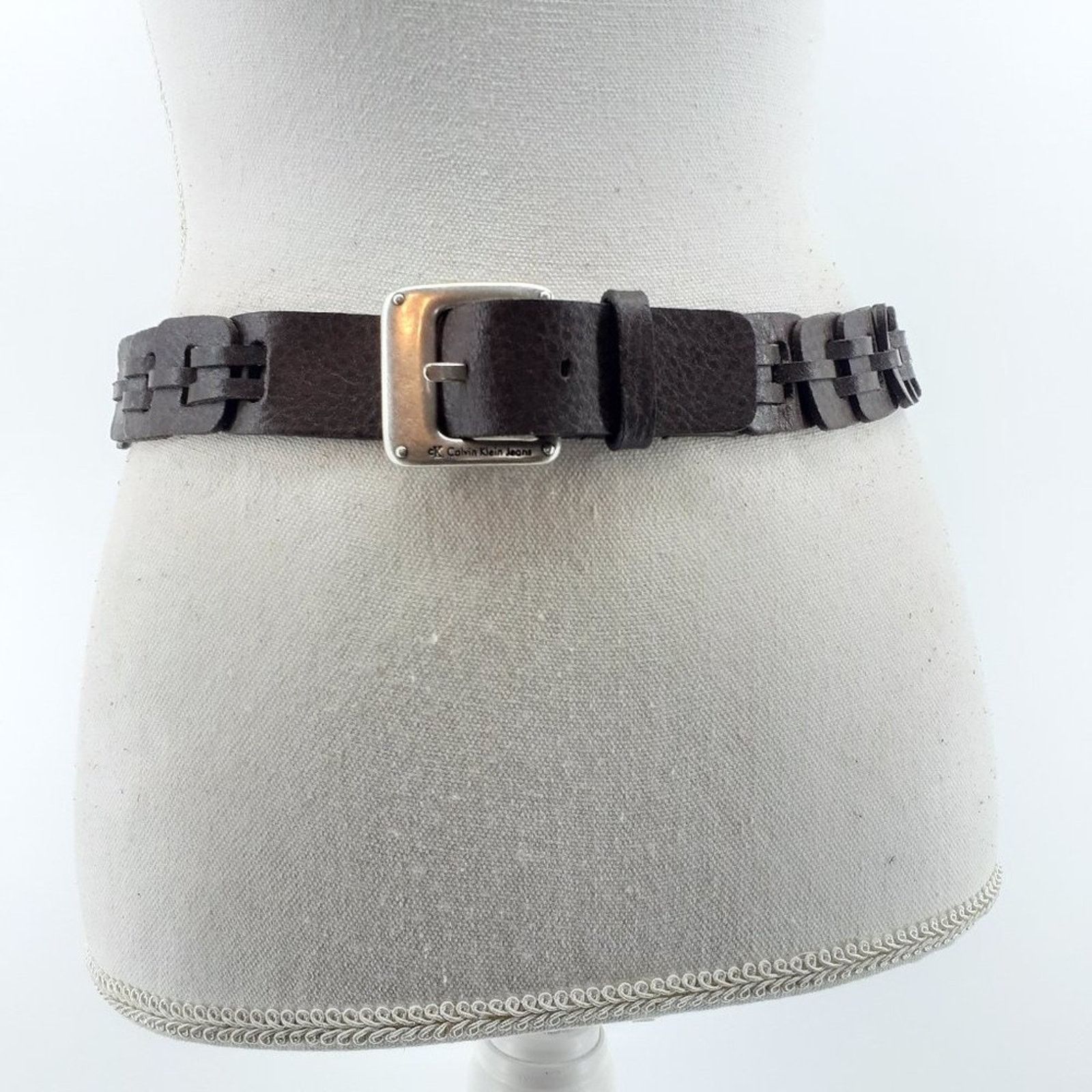 Calvin Klein CK Calvin Klein Jeans Chain Link Brown Maroon Size Small Size ONE SIZE - 1 Thumbnail
