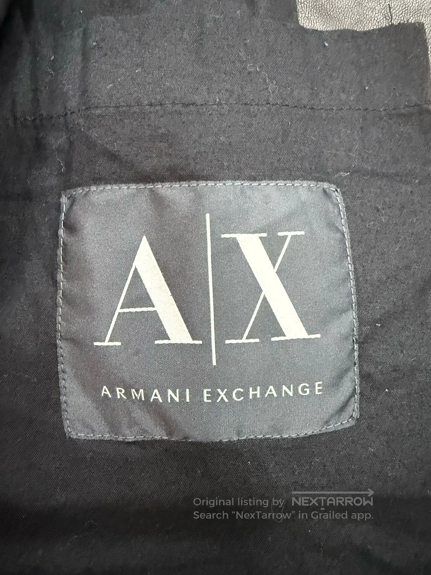 Armani Exchange Armani Exchange Men's Leather Jacket XL. Size US XL / EU 56 / 4 - 4 Thumbnail