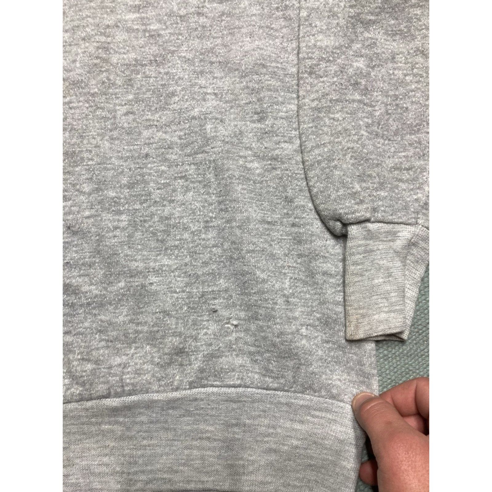 Vintage VINTAGE Sweatshirt Crewneck 70s USA Olympics Distressed Gray Small Mens | USA Theme | Pullover Size US S / EU 44-46 / 1 - 2 Thumbnail
