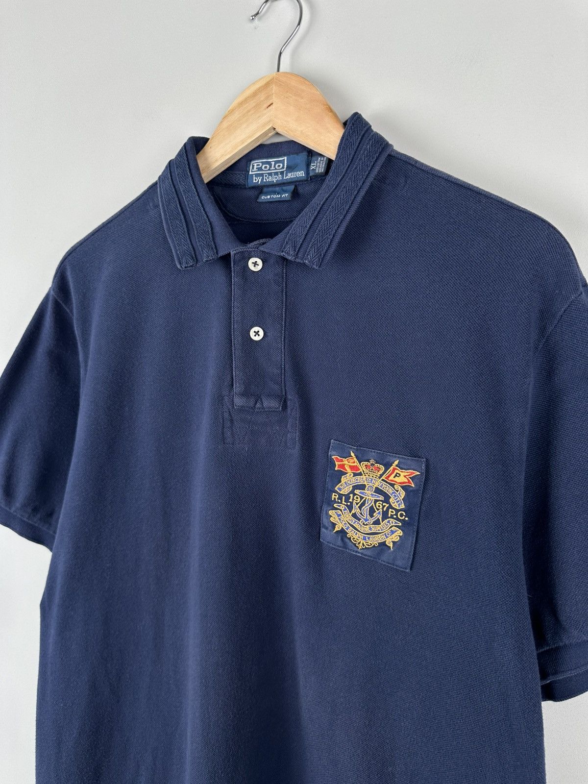 Polo Ralph Lauren × Rugby Ralph Lauren × Vintage Vintage Polo Ralph Lauren Y2k Bleecker Polo Shirt Streetwear Size US XL / EU 56 / 4 - 7 Thumbnail