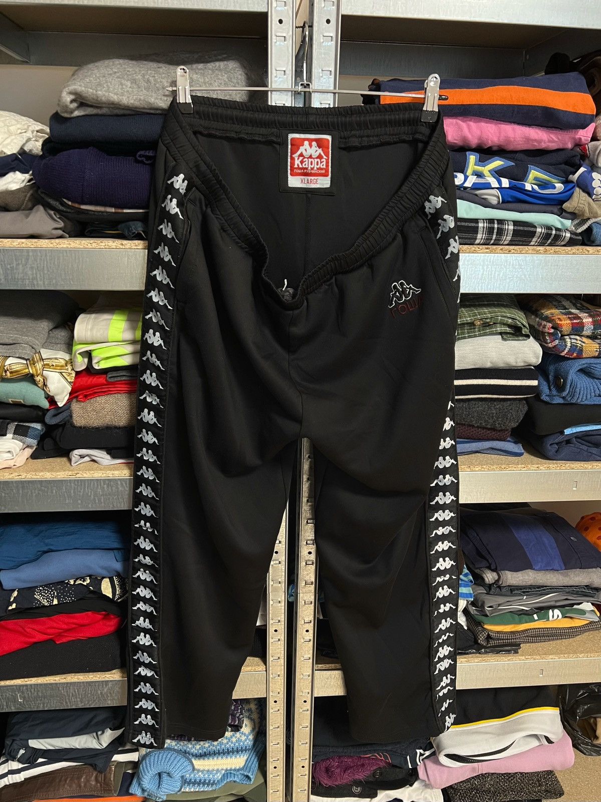 Gosha Rubchinskiy × Kappa Kappa X Gosha Rubchinsky Track Pants Black Sweatpants Sz XL Size US 42 / EU 58 - 1 Thumbnail