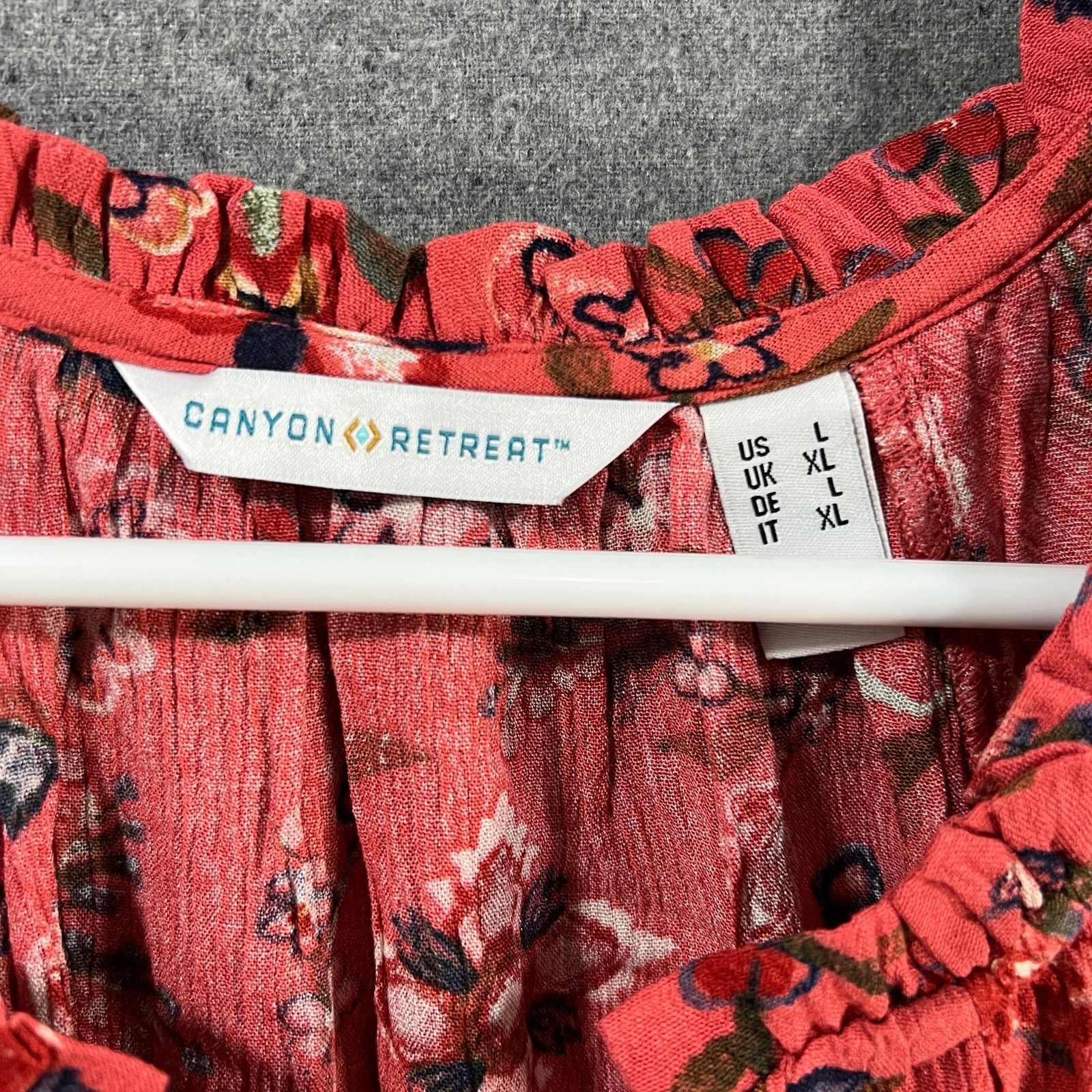 Other Canyon Retreat Regular Flutter Sleeve Dress Size L / US 10 / IT 46 - 3 Thumbnail