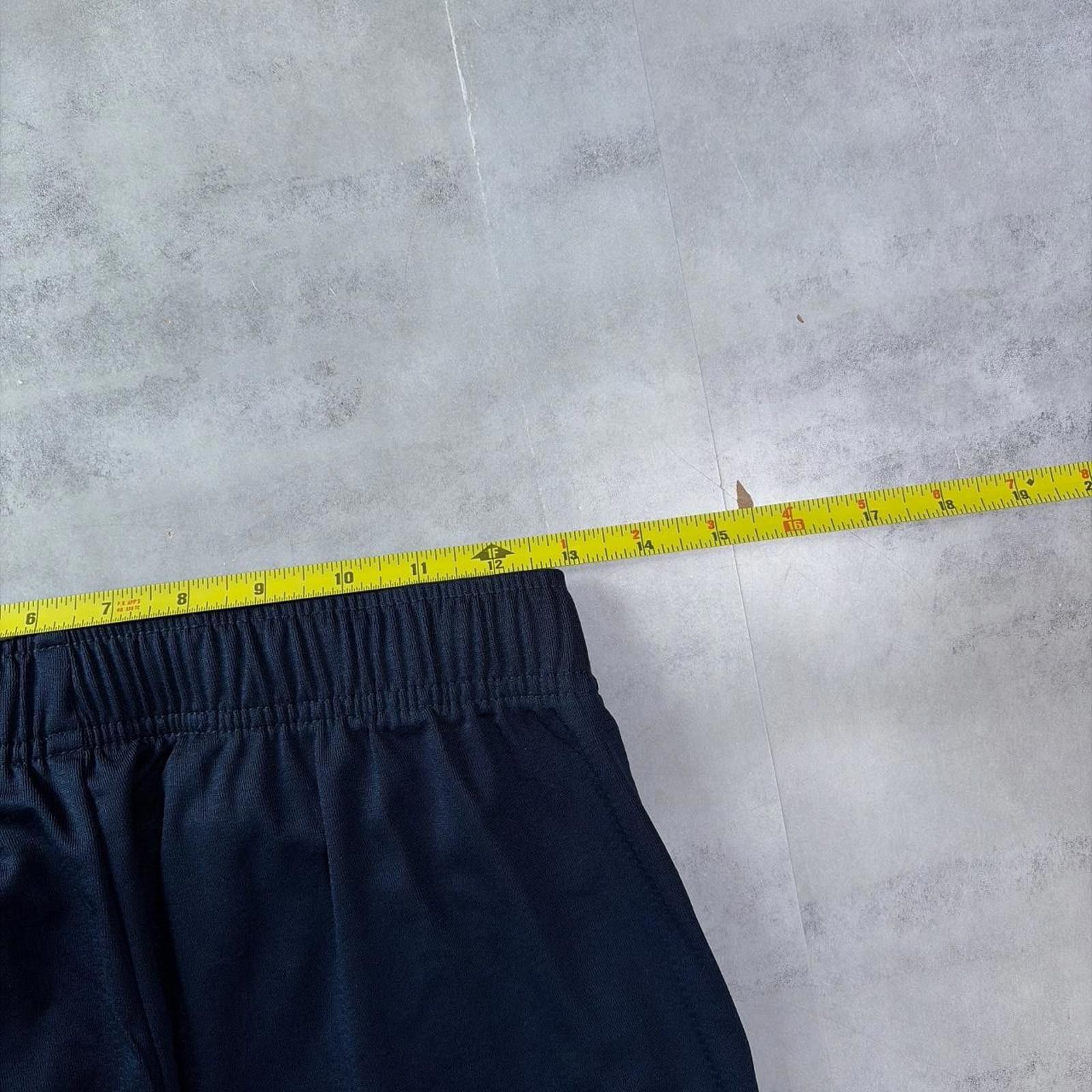 Nike Y2K Navy Nike Swoosh Grunge Loose Trackpants Size US 30 / EU 46 - 6 Thumbnail