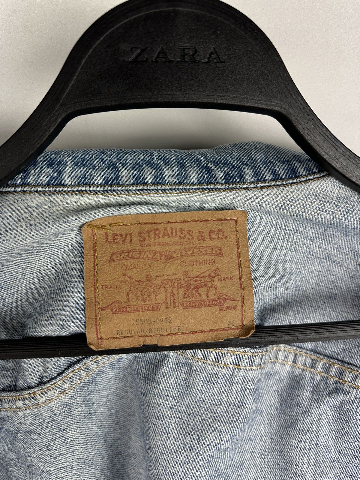 Levi's × Vintage Vintage 90’s Levi's Washed Blue Denim Trucker Jacket Size US M / EU 48-50 / 2 - 9 Thumbnail