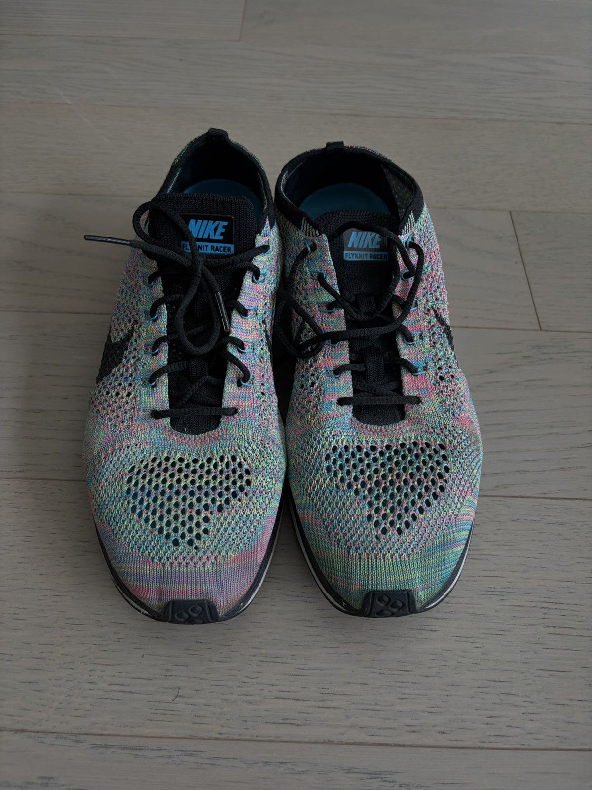 Nike Nike Flyknit Racer Multicolor Size US 10 / EU 43 - 2 Thumbnail