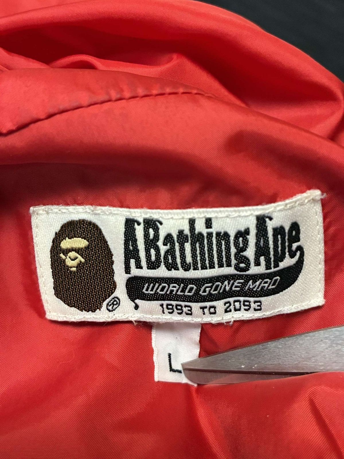 Bape Red Bape Camo Windbreaker Size US L / EU 52-54 / 3 - 3 Thumbnail