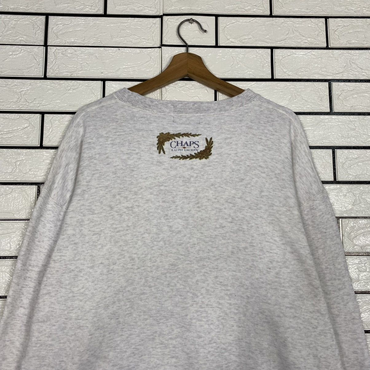 Ralph Lauren 🔥VINTAGE DISTRESSED SWEATSHIRT CHAPS RALPH LAUREN JEEP Size US L / EU 52-54 / 3 - 9 Thumbnail
