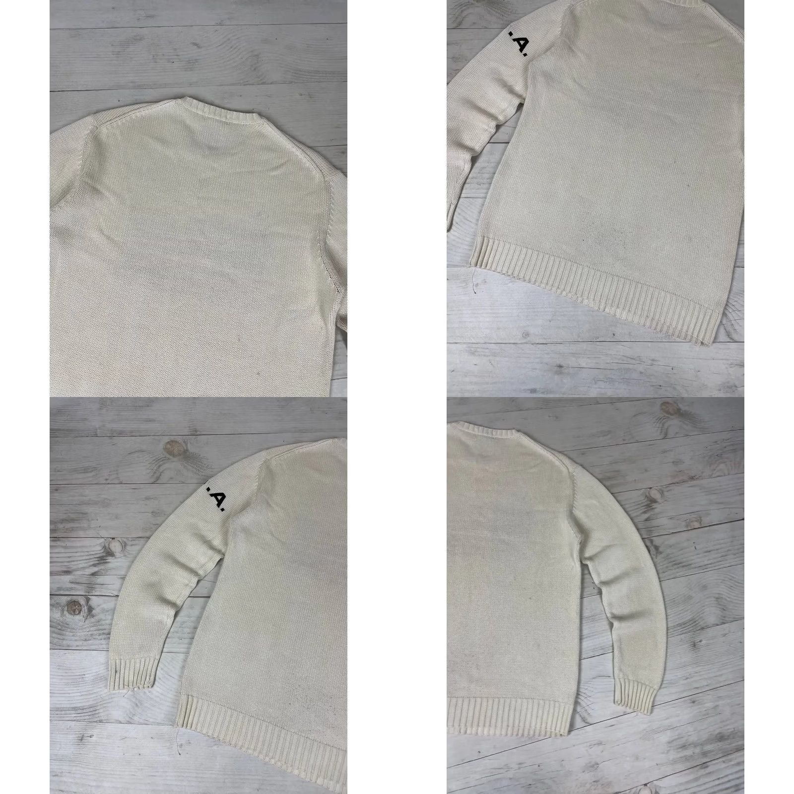 Polo Ralph Lauren VINTAGE Polo Jeans Co Ralph Lauren Sweater Men White Size L USA Flag Logo Size US L / EU 52-54 / 3 - 10 Thumbnail