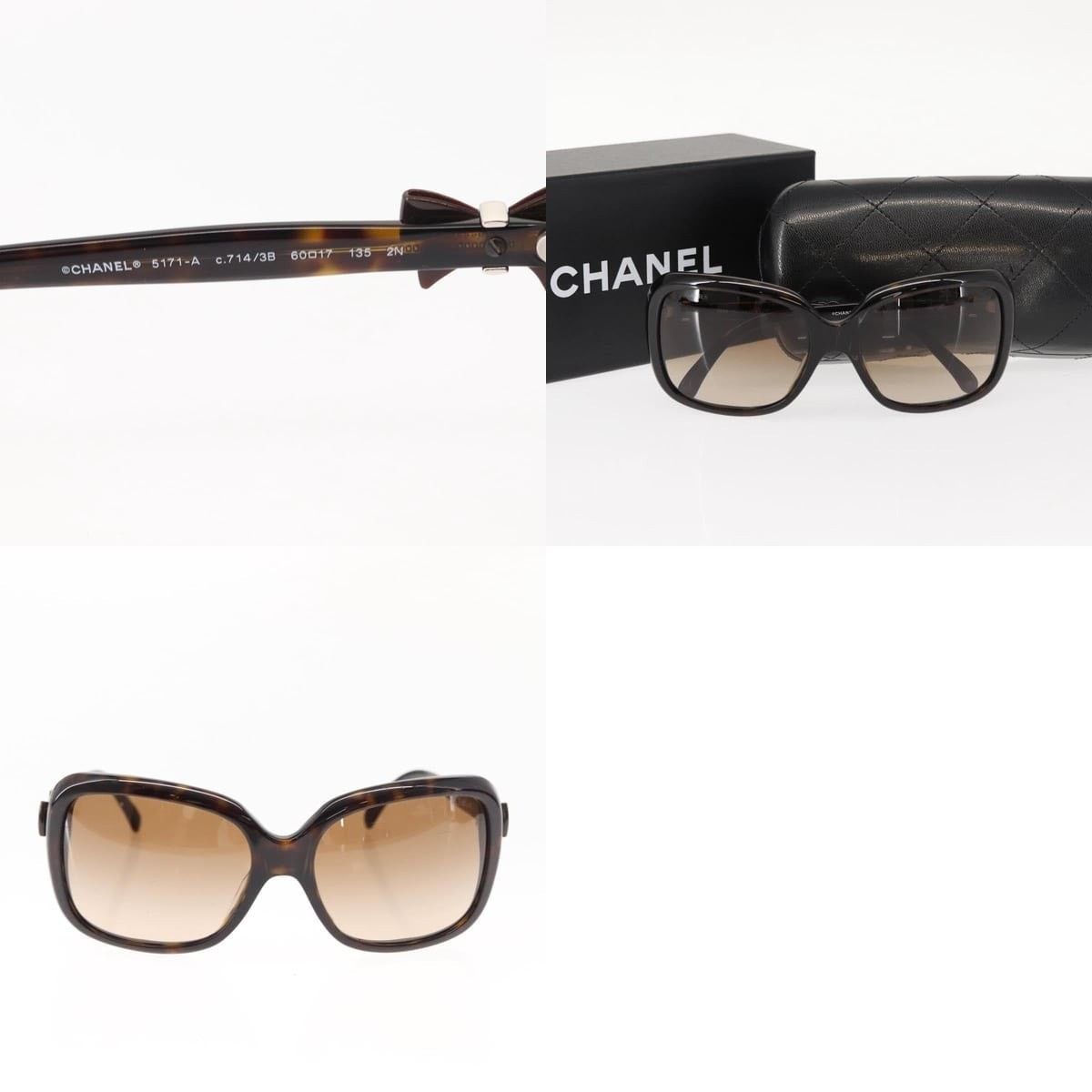 Chanel Chanel Coco Mark Ribbon Sunglasses Size ONE SIZE - 5 Thumbnail