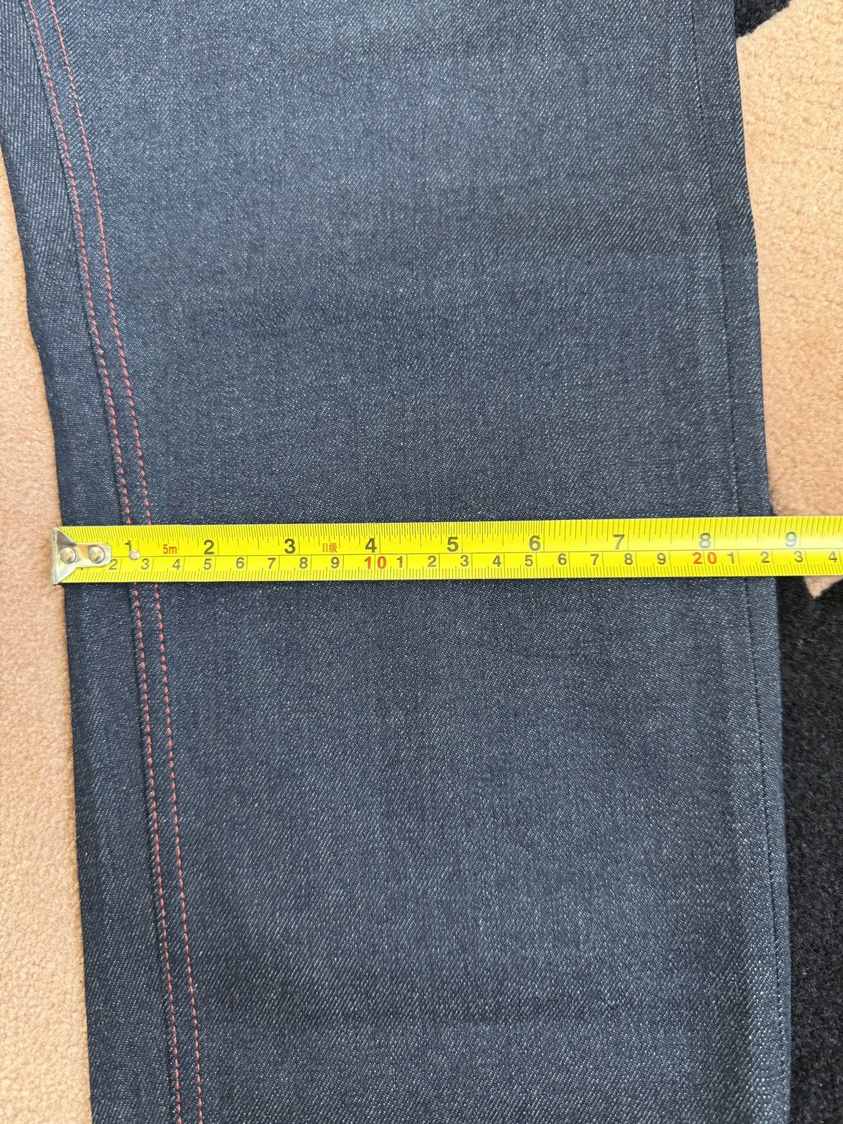 Evisu EVISU red painting daicock style jeans！size：36x34 Size US 36 / EU 52 - 11 Thumbnail