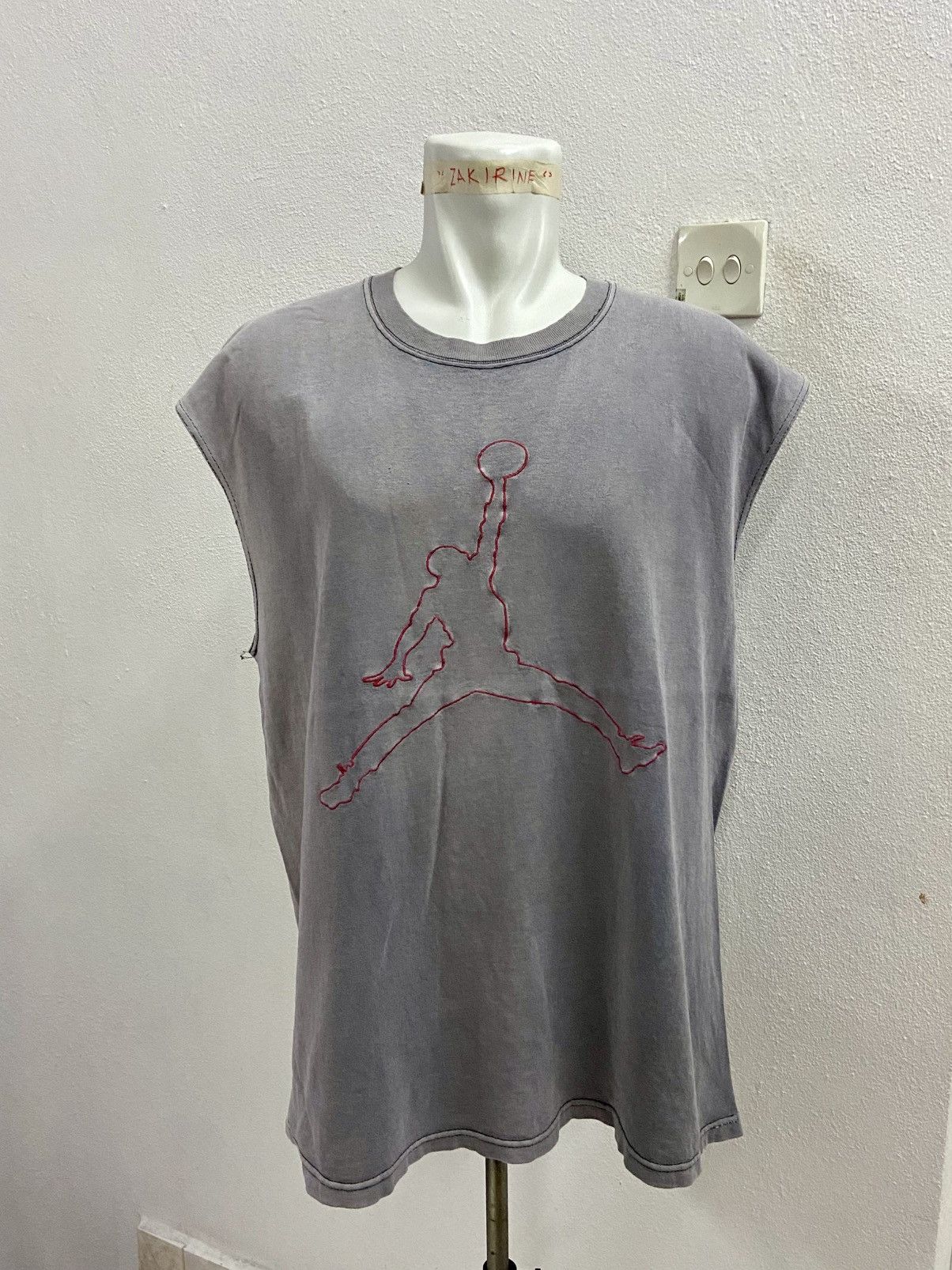 Nike Vintage 1990s Nike Air Jordan Jumpman tee Size US L / EU 52-54 / 3 - 2 Thumbnail