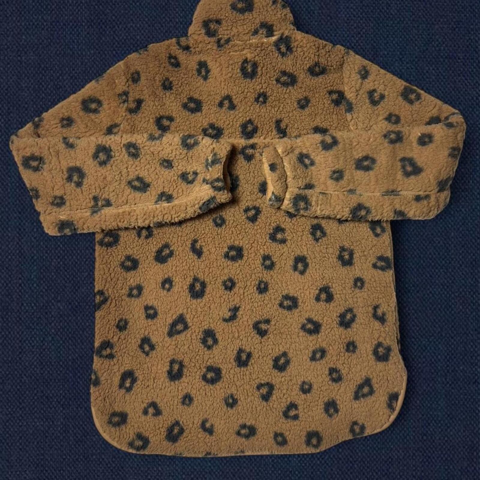 Abercrombie & Fitch abercrombie leopard sherpa half zip fleece M y2k cozy Size M / US 6-8 / IT 42-44 - 5 Thumbnail