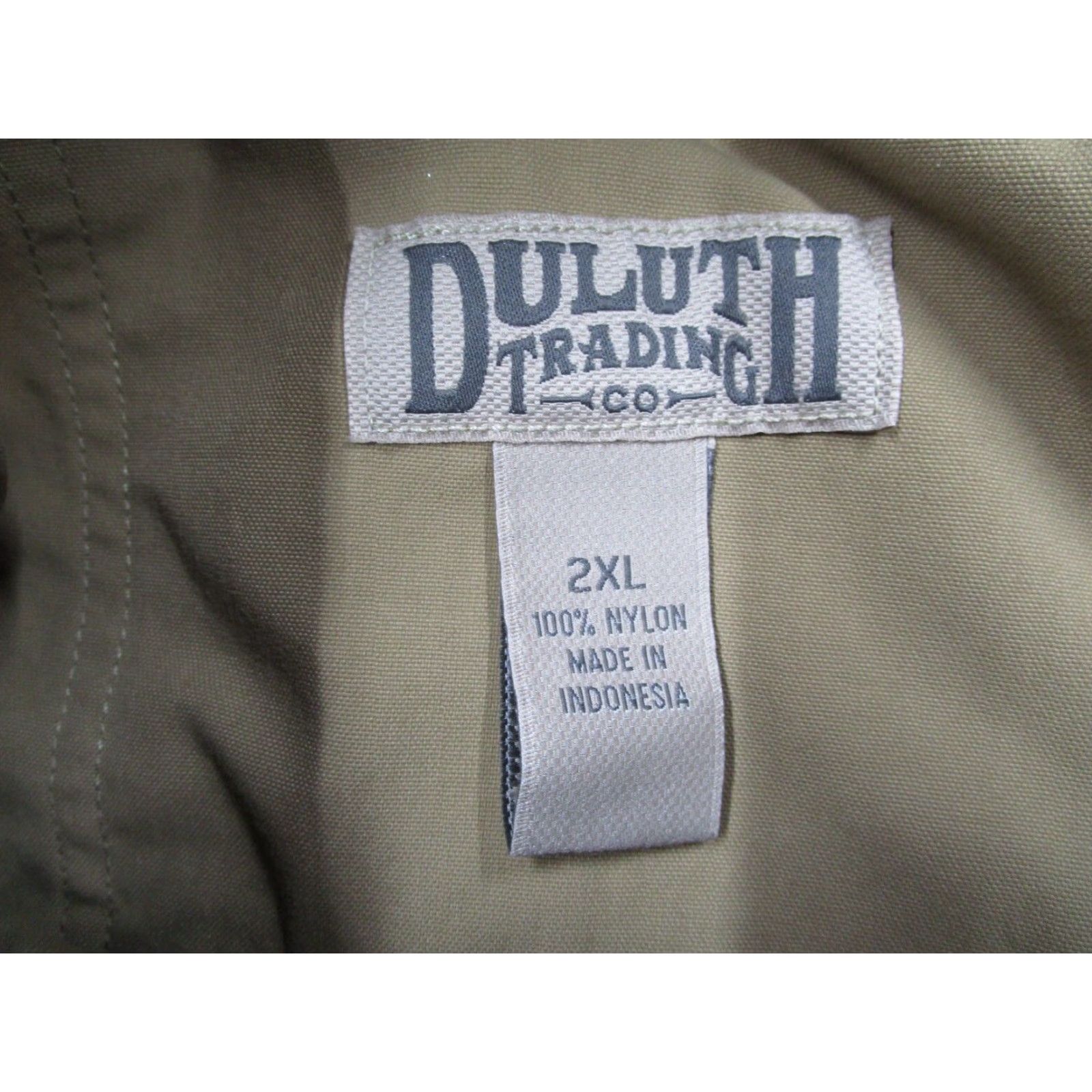 Vintage VINTAGE Duluth Men's Cargo Shorts 2XL Beige Microfiber Belted 9" Outdoor Travel Workwear Size US 39 - 2 Thumbnail