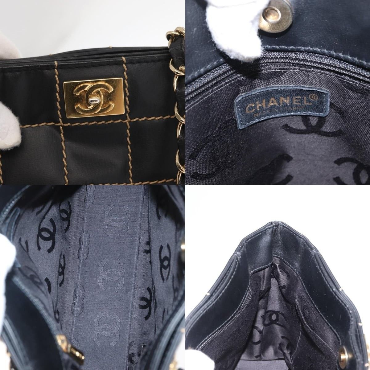 Chanel Chanel Choco Bar Chain Handbag Size ONE SIZE - 6 Thumbnail