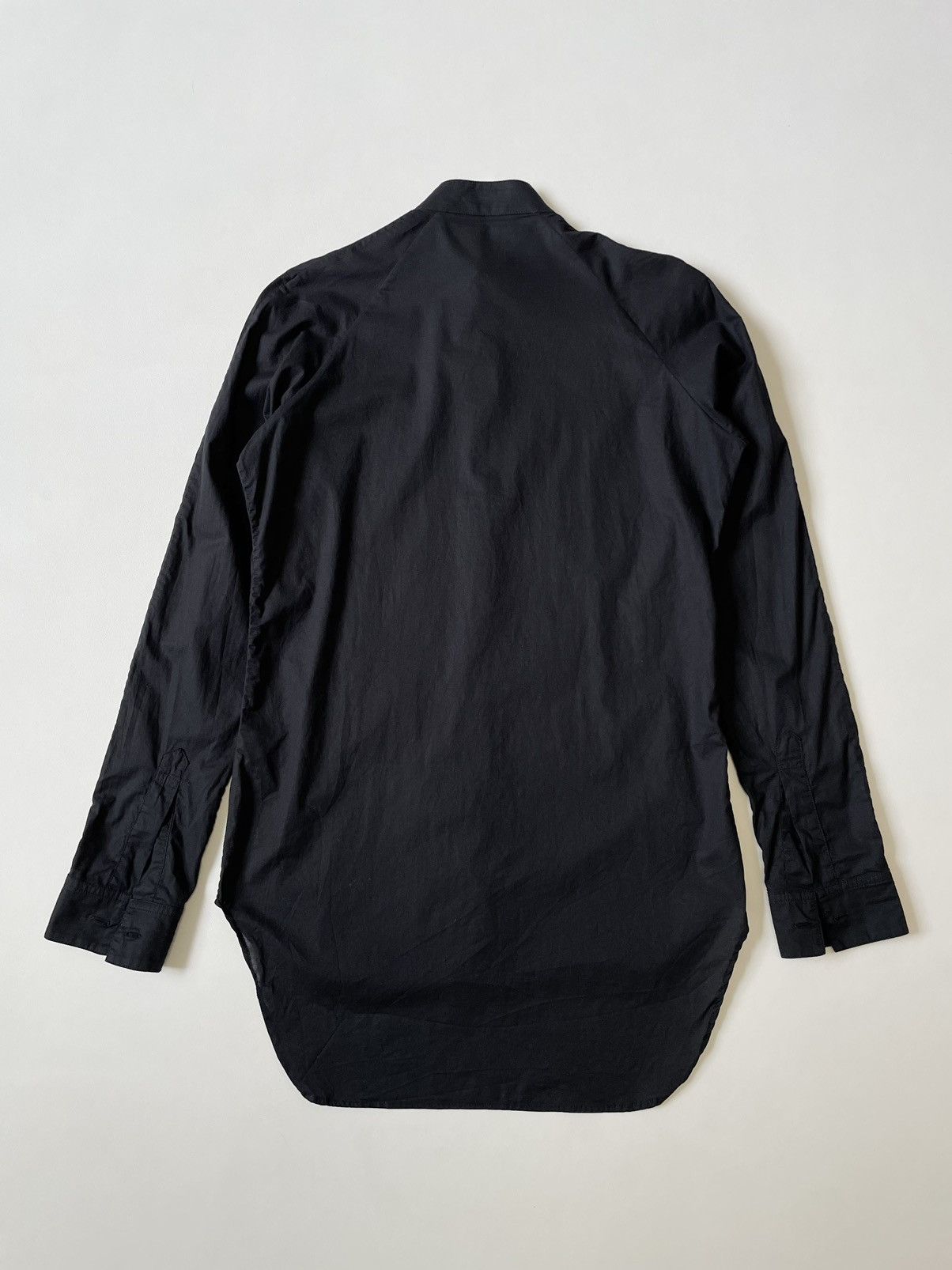 Ann Demeulemeester ‘Abstract Flocked Print’ Black Shirt Size US S / EU 44-46 / 1 - 15 Thumbnail
