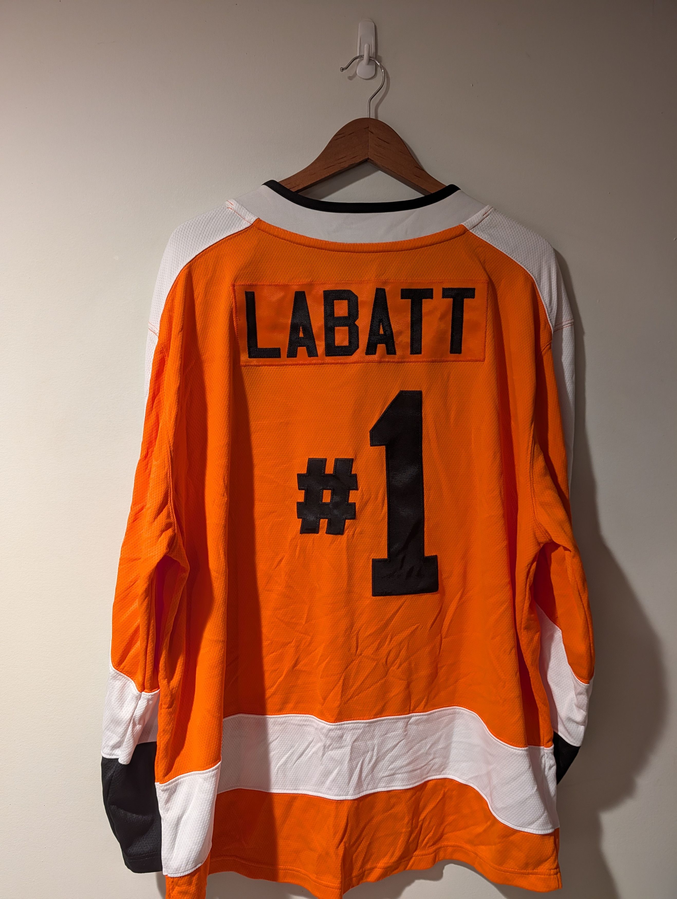 NHL Fanatics Philadelphia Flyers Labatt Blue Light Hockey Jersey Size US XL / EU 56 / 4 - 6 Thumbnail