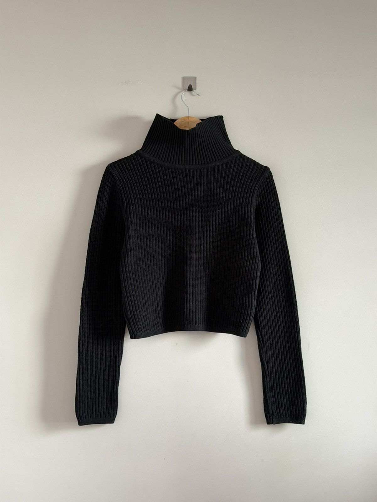 Ivan Grundahl Ivan Grundahl Ribbed Cropped Turtleneck Size S / US 4 / IT 40 - 1 Thumbnail