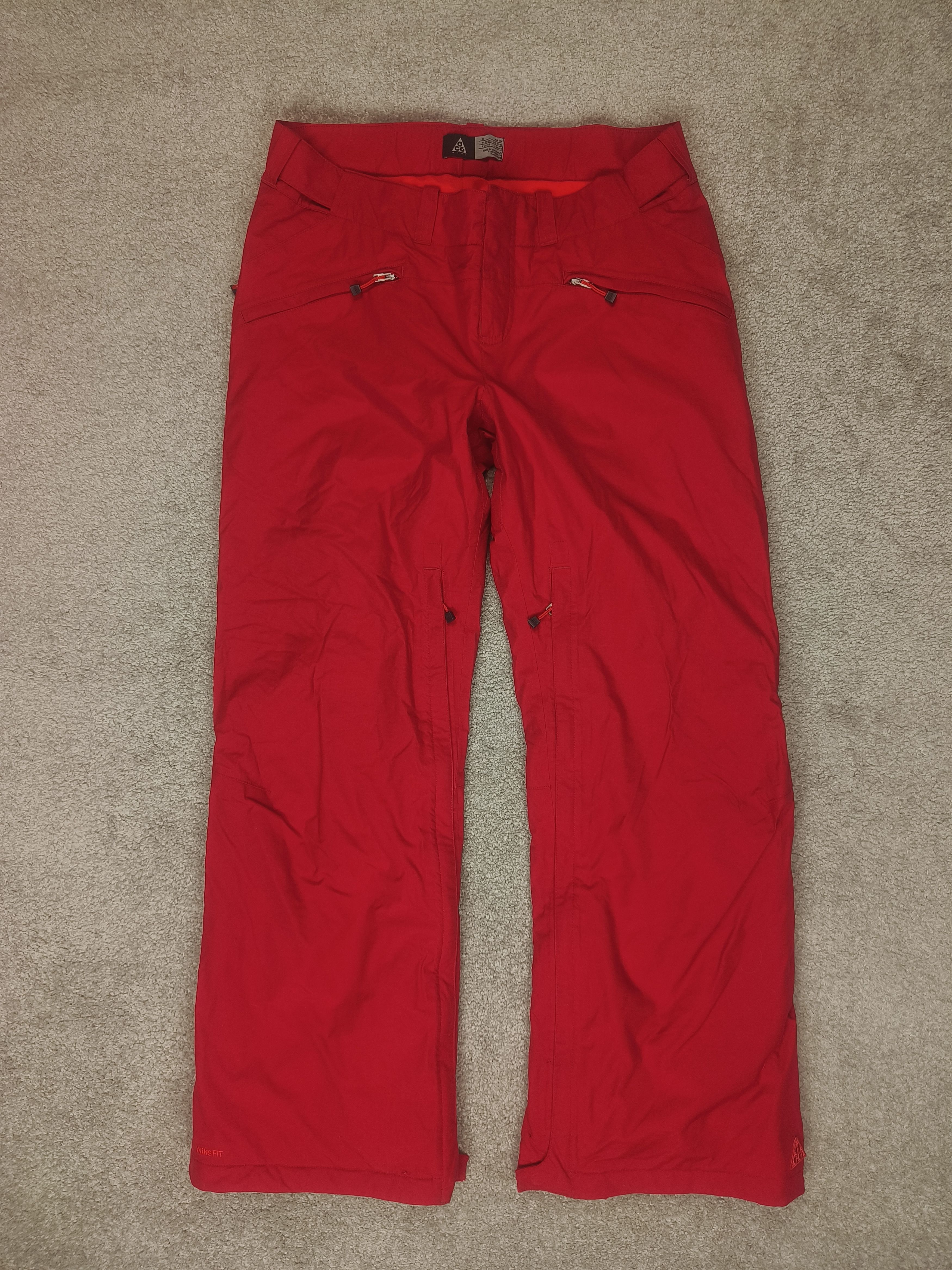 Nike ACG Nike ACG Red Technical Outdoor 00s NikeFIT Vintage Pants Size US 33 - 1 Thumbnail