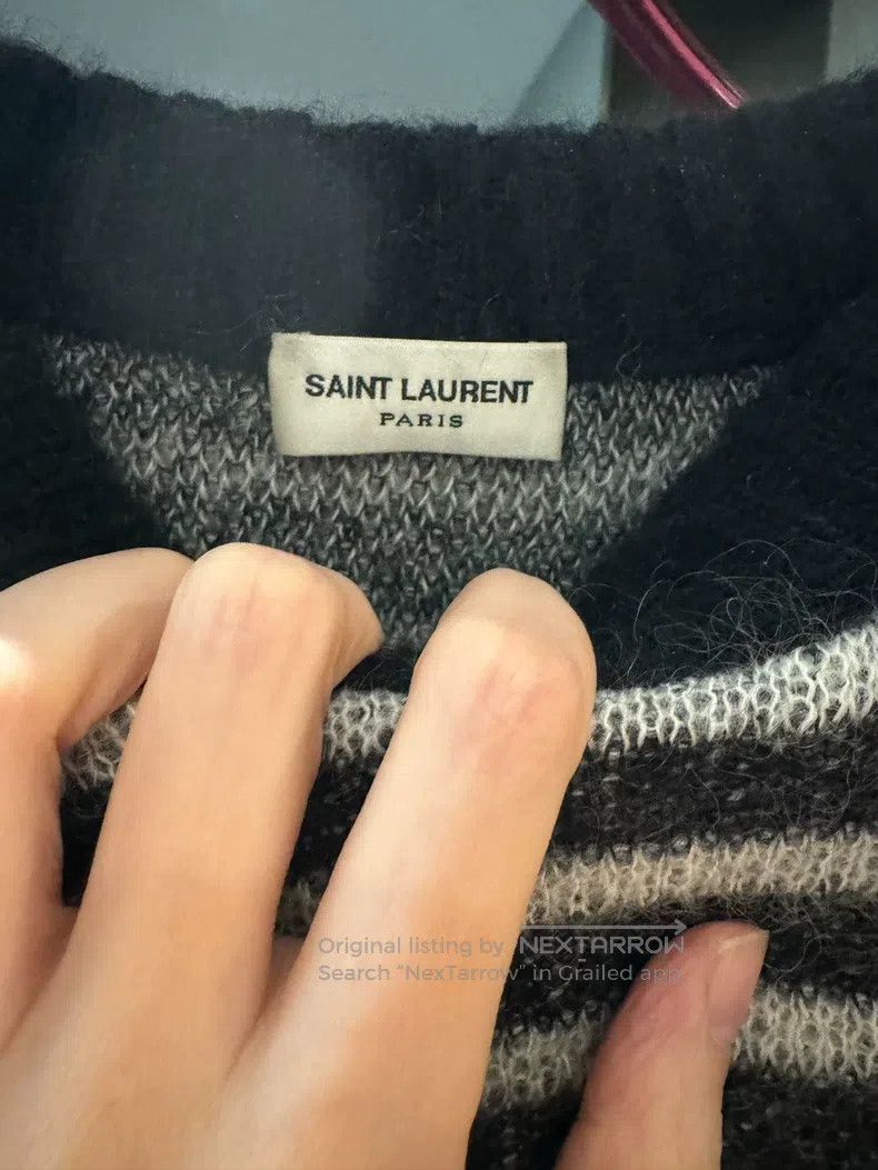 Saint Laurent Paris Saint Laurent Paris Mohair Sweater Size US M / EU 48-50 / 2 - 3 Thumbnail