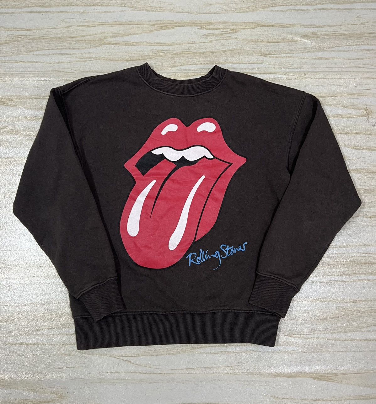 Band Tees Rolling Stone Dark Gray Crewneck Sweatshirt Size US M / EU 48-50 / 2 - 1 Thumbnail