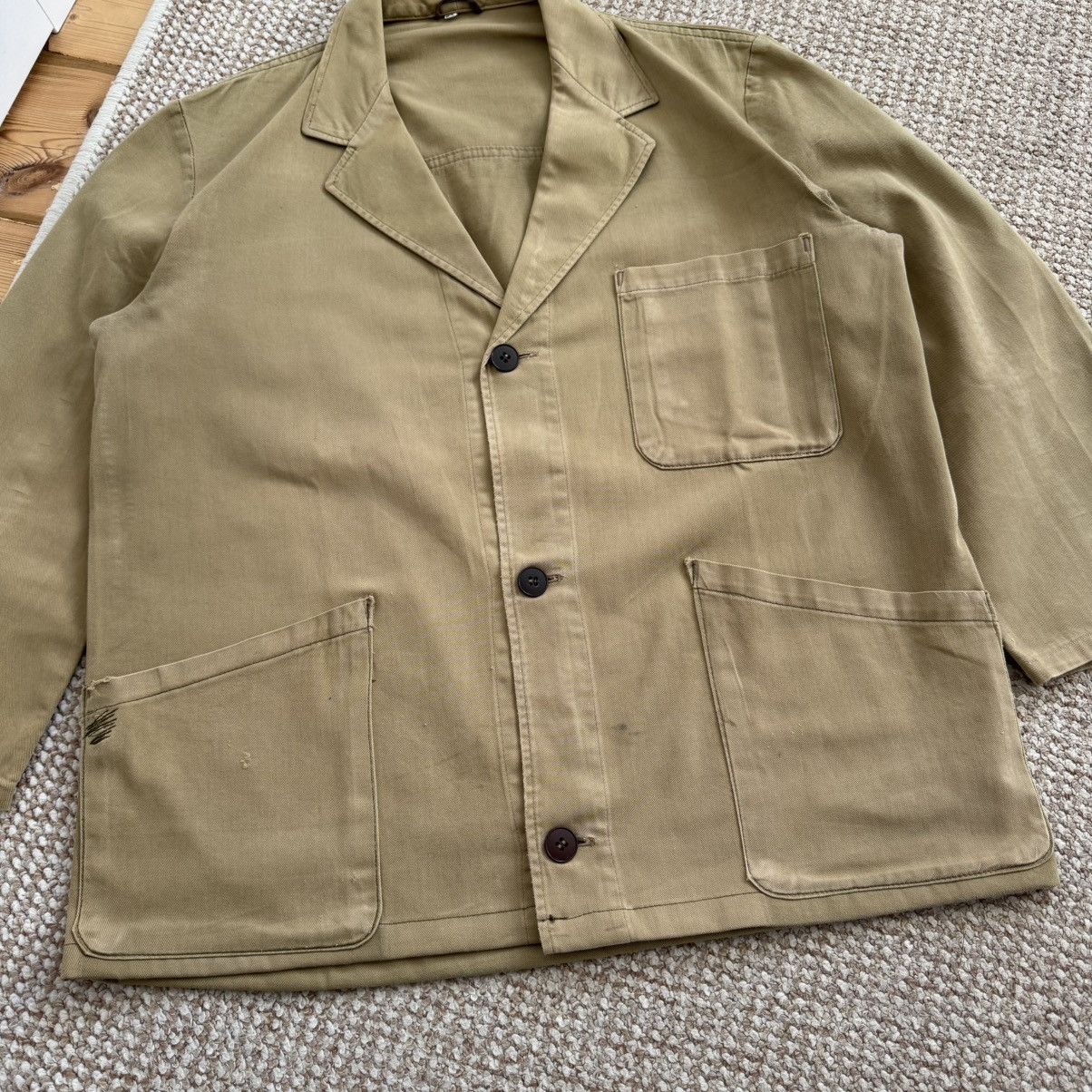 Vintage French vintage distressed works chore jacket Size US M / EU 48-50 / 2 - 9 Thumbnail