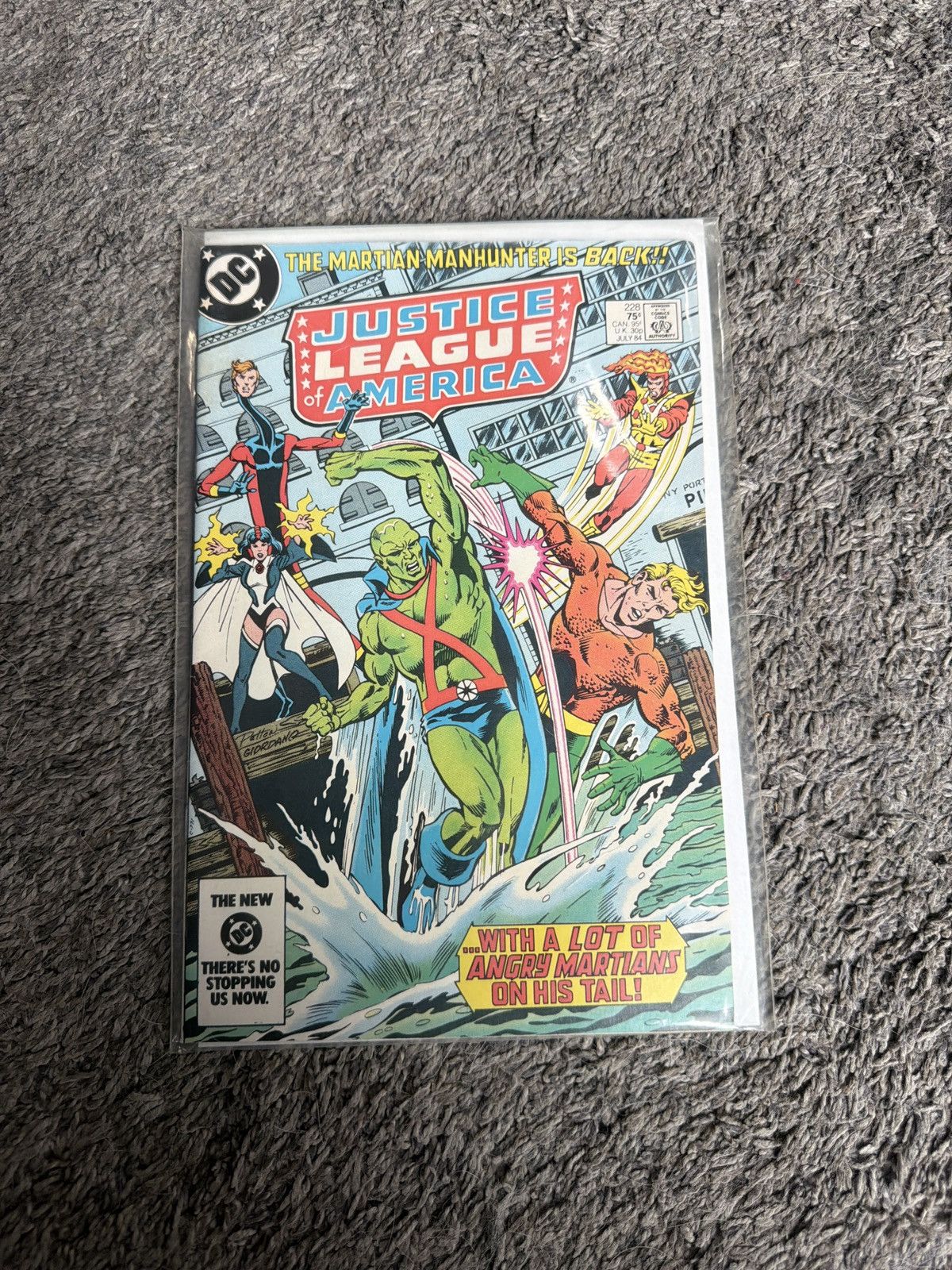 DC Comics 1984 DC Comics Justice League Of America #228 Comic Book Size ONE SIZE - 1 Thumbnail