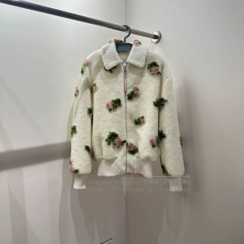 Loewe Loewe 25 Early Spring Floral Fleece Jacket Size XXS / US 00 / IT 34 - 1 Thumbnail
