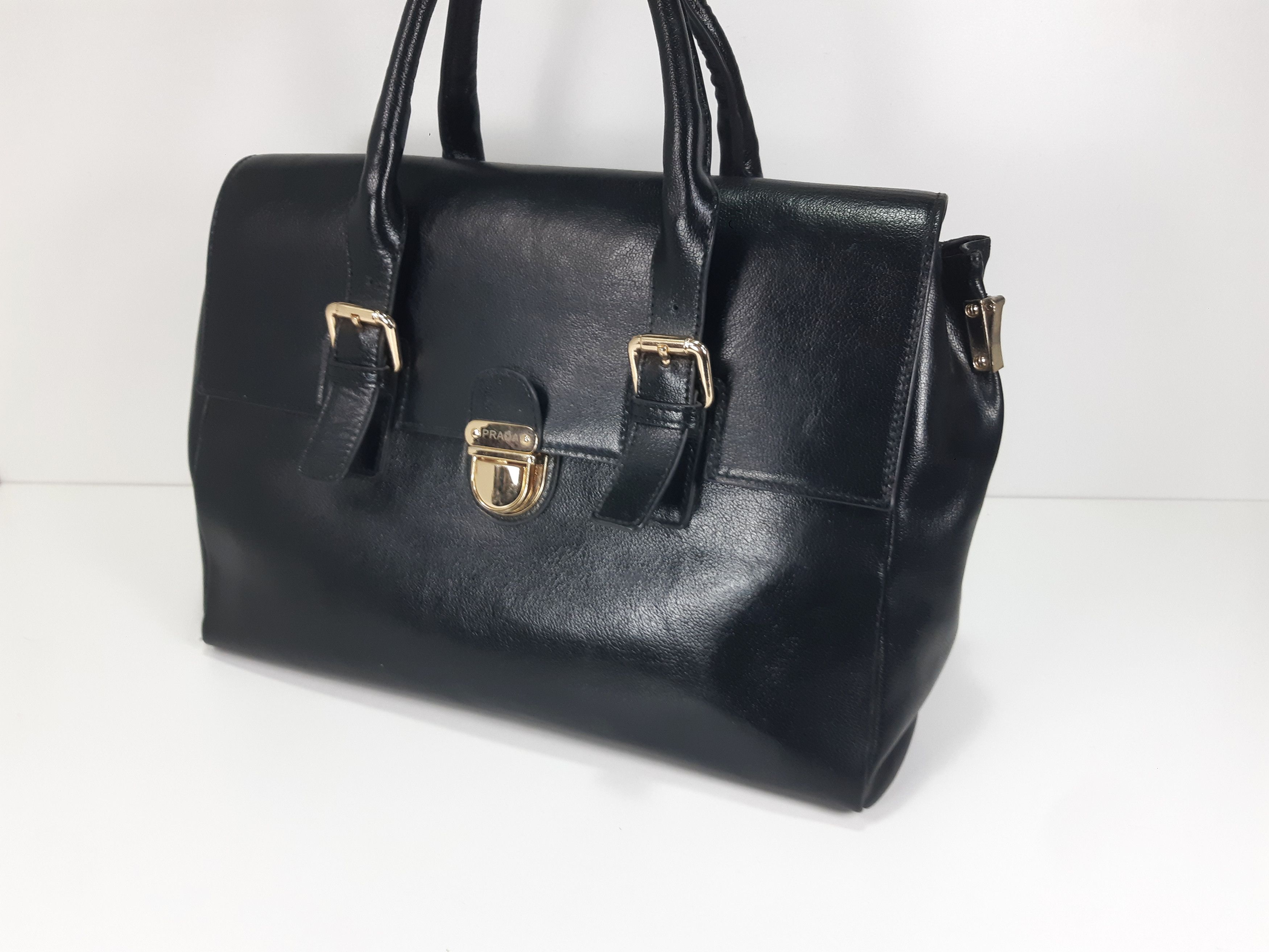 Prada PRADA Milano Leather Bag AUTHENTIC Size ONE SIZE - 3 Thumbnail
