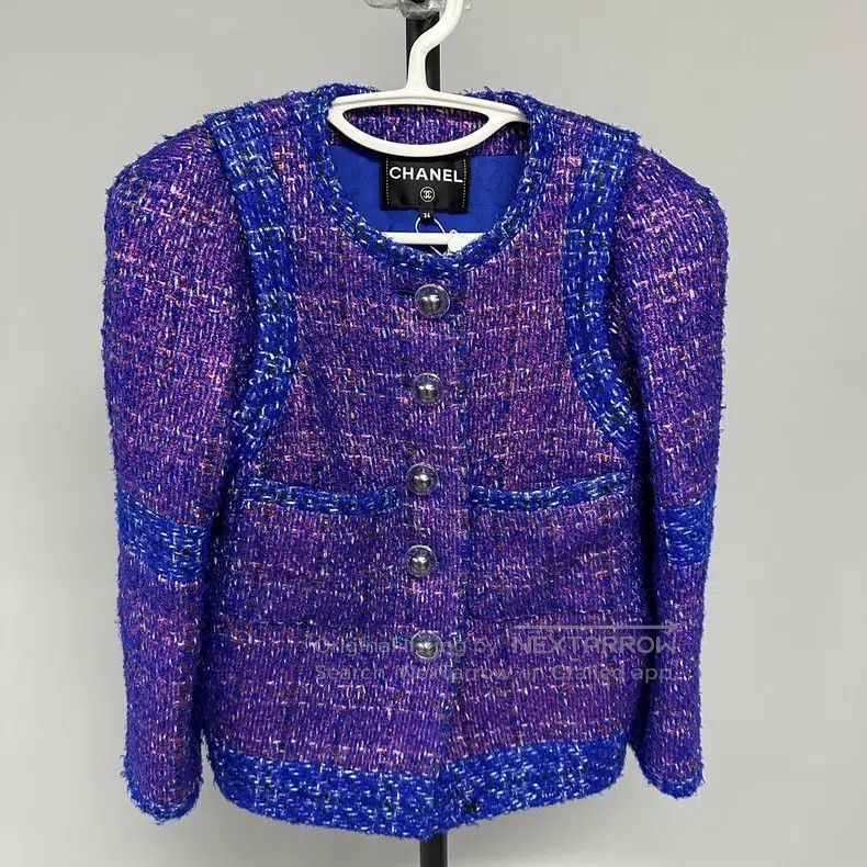Chanel Twill soft tweed space series jacket
