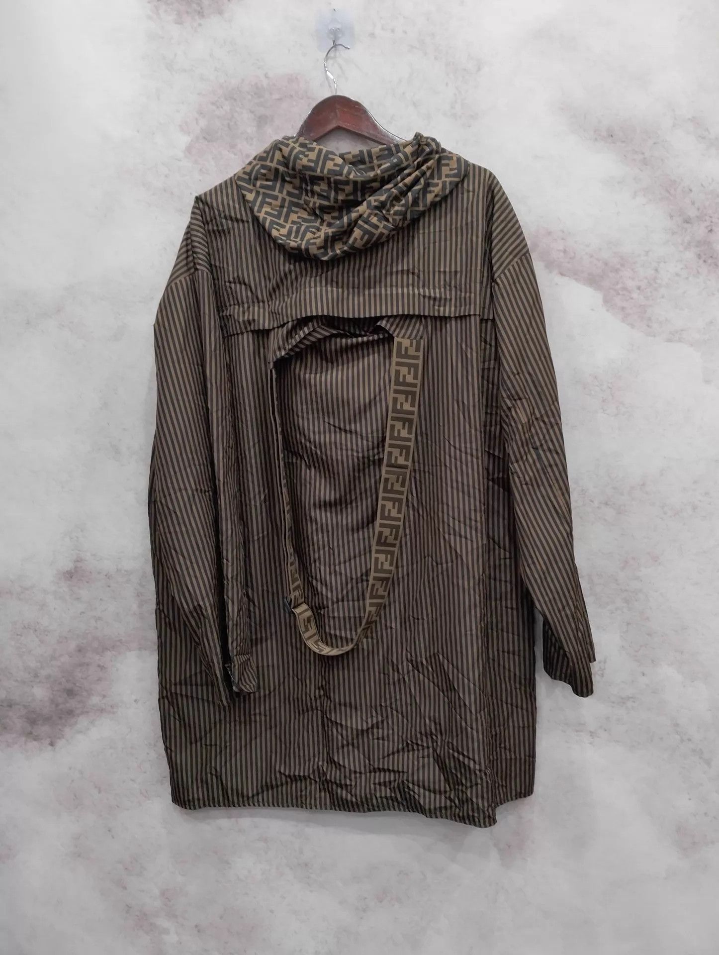 Fendi Fendi FF Monogram Allover Hooded Mid-Length Jacket 50 Size US M / EU 48-50 / 2 - 4 Thumbnail