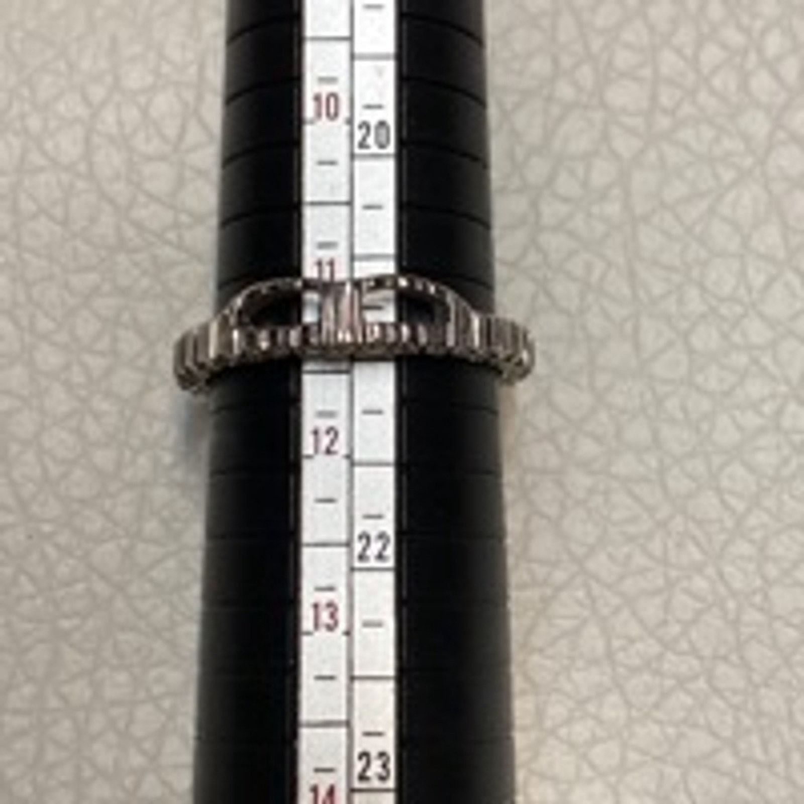 Other Silver Eternity Band Ring Baguette & Round CZ Stones Size 11 Size ONE SIZE - 2 Thumbnail