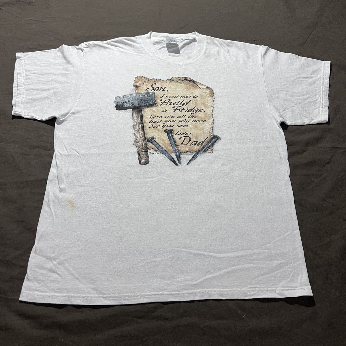 Vintage Vintage Y2K God Jesus Bible Holy Tee graphic streetwear Size US L / EU 52-54 / 3 - 2 Thumbnail