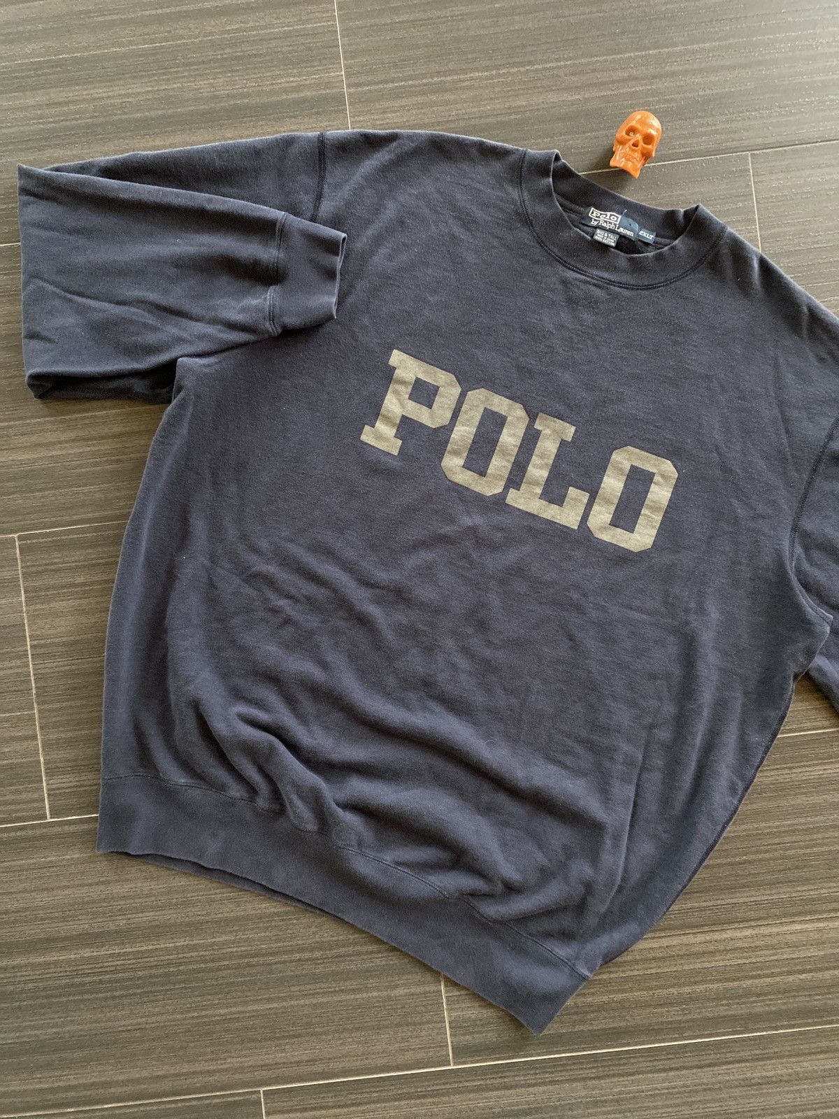 Polo Ralph Lauren × Vintage 90s Polo Ralph Lauren spell out logo sweatshirt XXLT Size US XXL / EU 58 / 5 - 1 Thumbnail