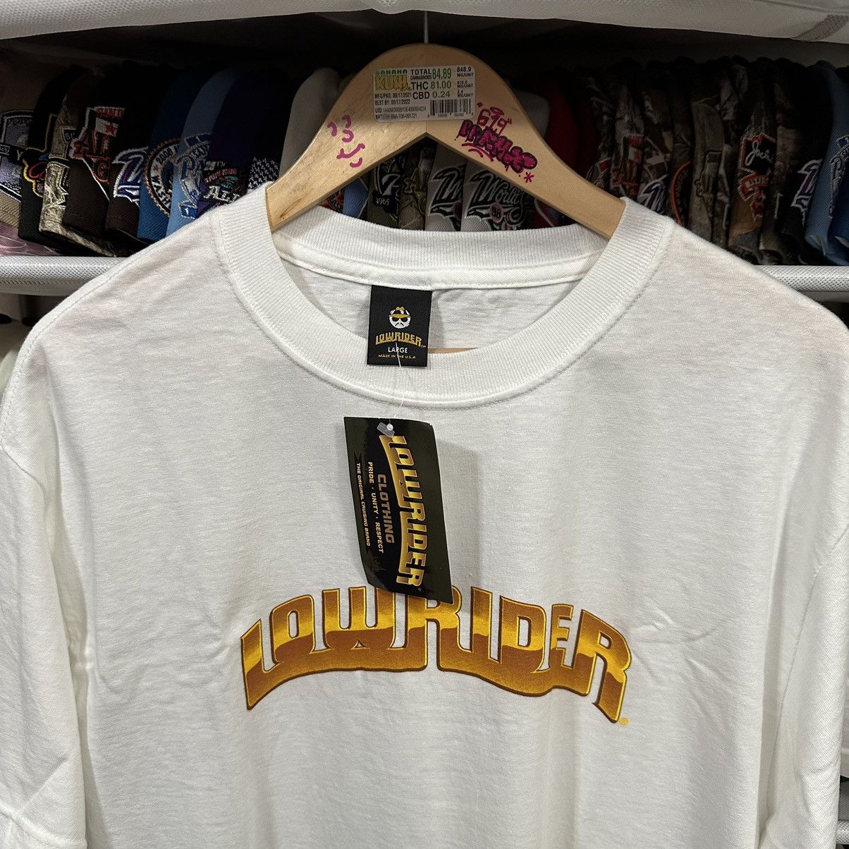Vintage Lowrider og logo white tee L Size US L / EU 52-54 / 3 - 2 Thumbnail