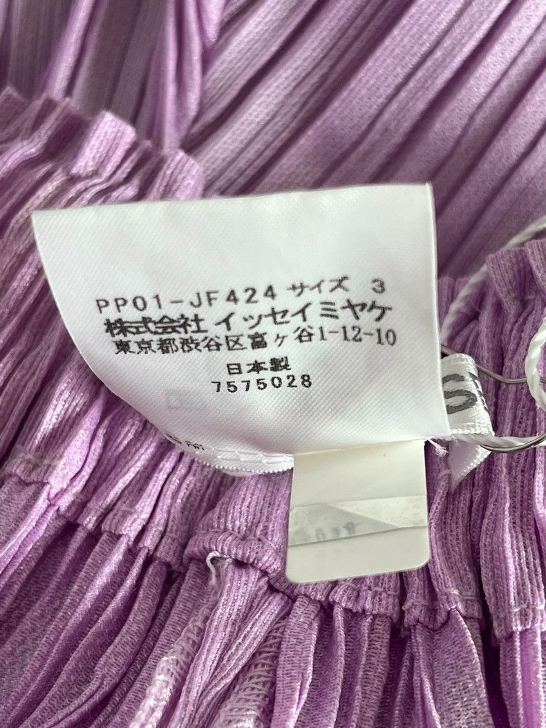 Issey Miyake Issey Miyake size:3 Pink pleated irregular-shaped pants Size 22" - 4 Thumbnail
