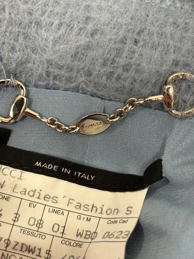 Gucci AW2014 Gucci Blue Premium Classy Officer Trench Coat by Frida Giannini Size S / US 4 / IT 40 - 13 Thumbnail
