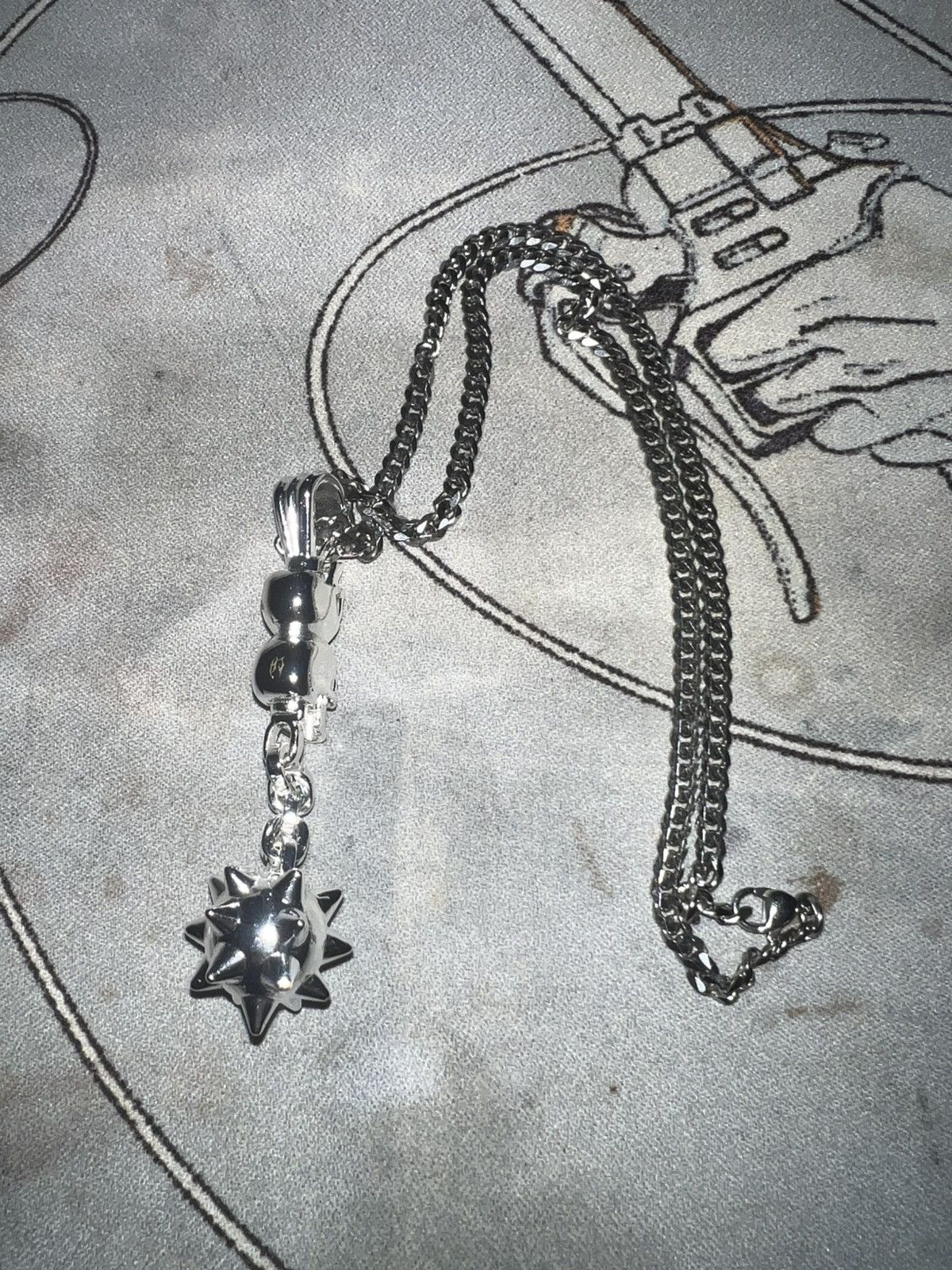 Other Large Satan’s Flail Hard Jewelry Pendant Size ONE SIZE - 4 Thumbnail