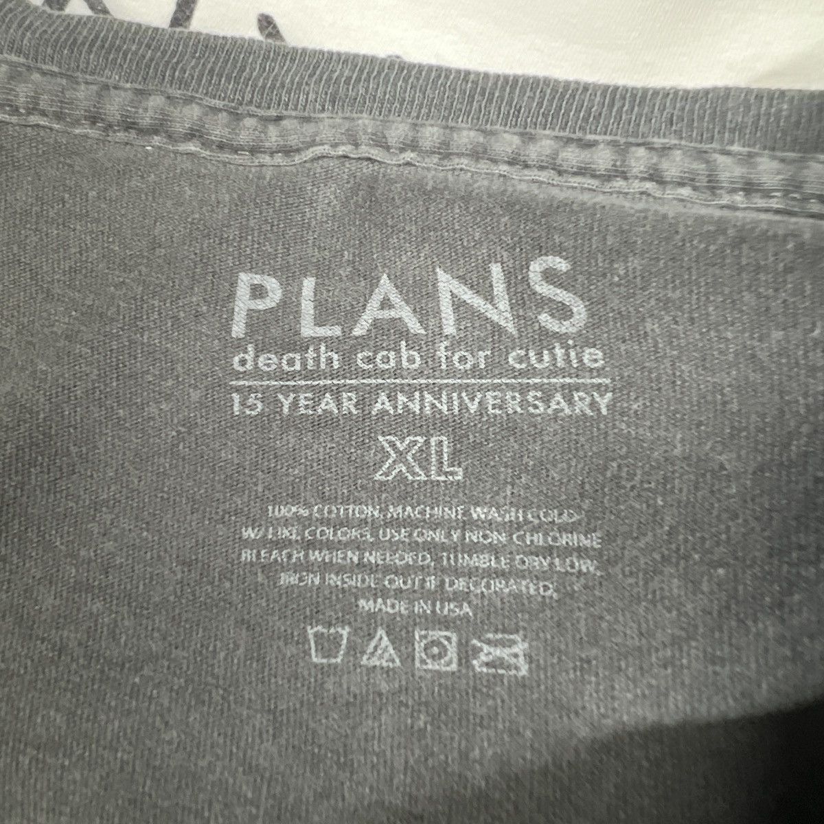 Band Tees DEATH CAB FOR CUTIE PLANS 15 YEAR ANNIVERSARY TEE Size US XL / EU 56 / 4 - 8 Thumbnail