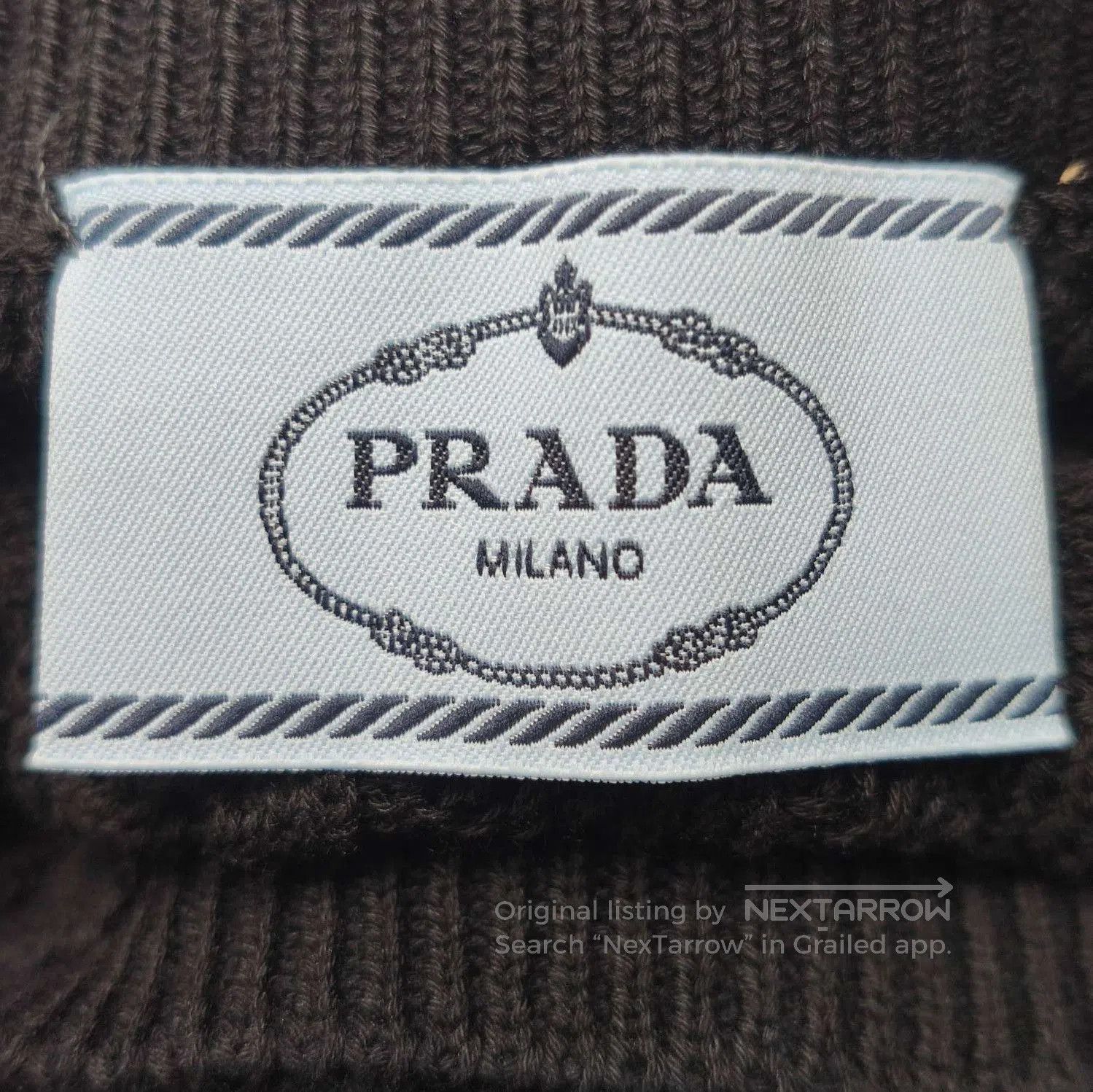 Prada Prada Black Knit Long Sleeve Top . Size S / US 4 / IT 40 - 5 Thumbnail