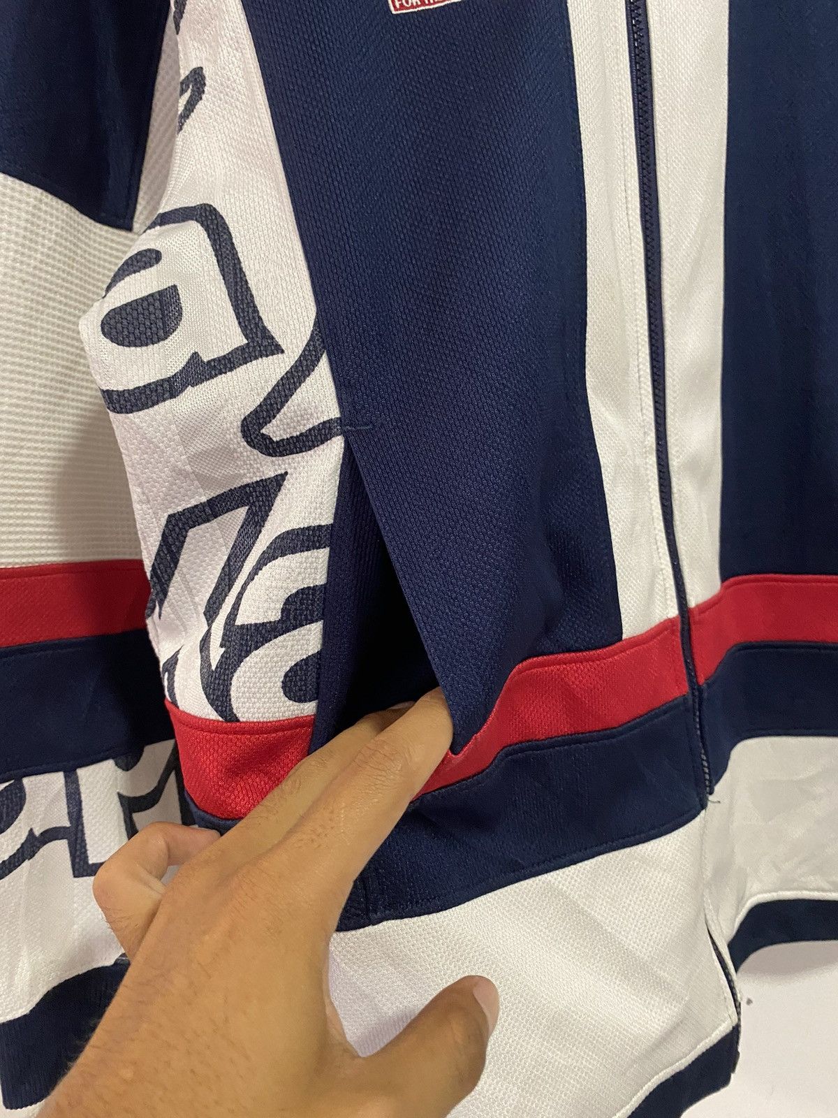 Kappa × Vintage Vintage Kappa Big Logo Colour Block Hooded Jacket Size US M / EU 48-50 / 2 - 5 Thumbnail