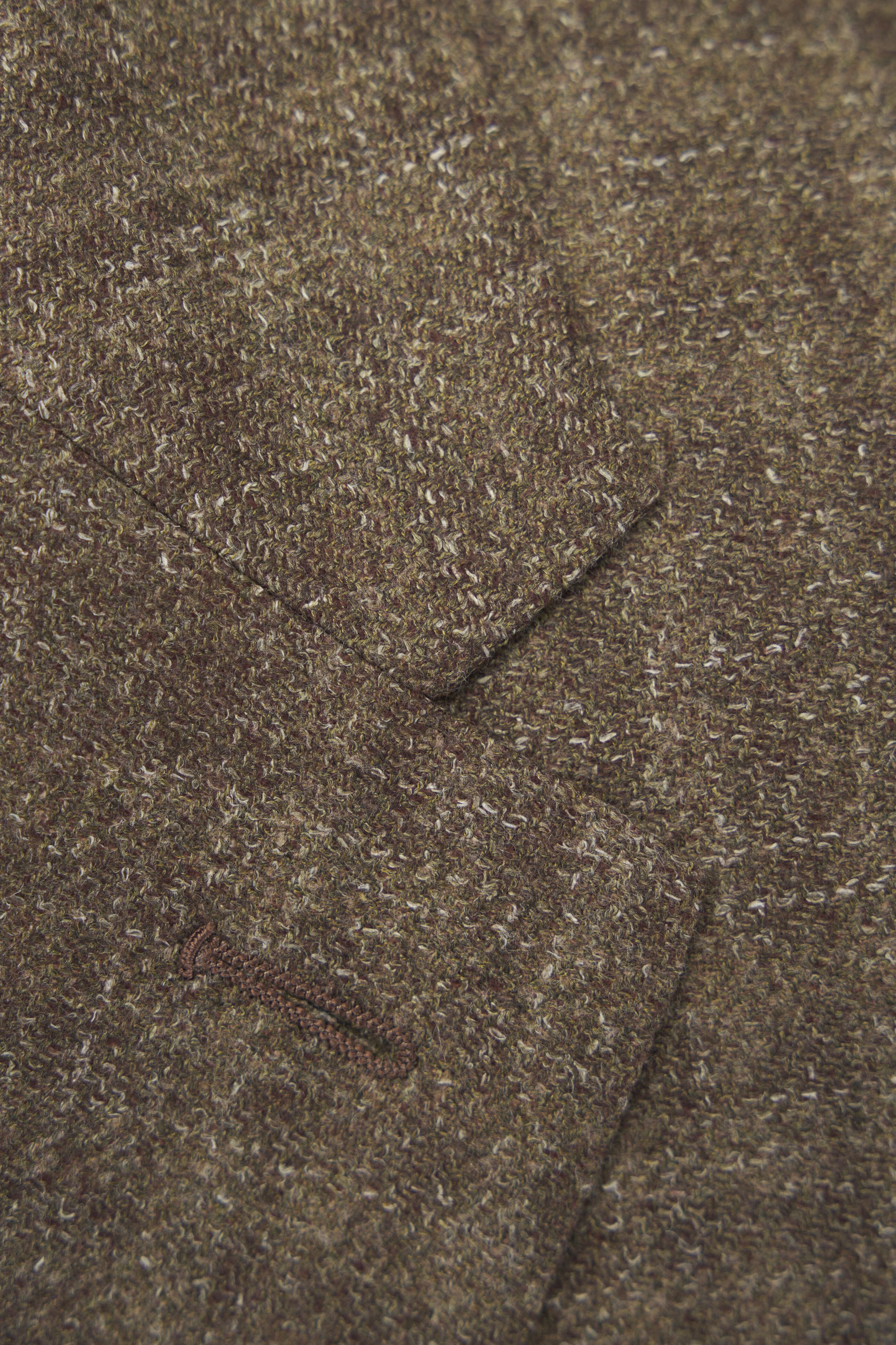 Z Zegna o1mtch0225 Plaid Wool Silk & Linen Sportcoat in Green Size US L / EU 52-54 / 3 - 3 Thumbnail